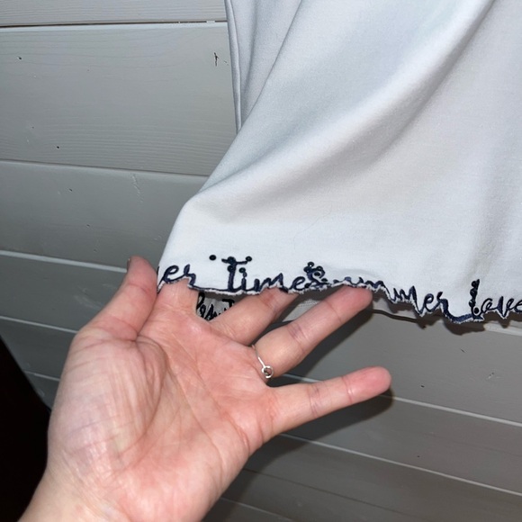 LEO & UGO White T-Shirt - Size 4 /L - Picture 8 of 8